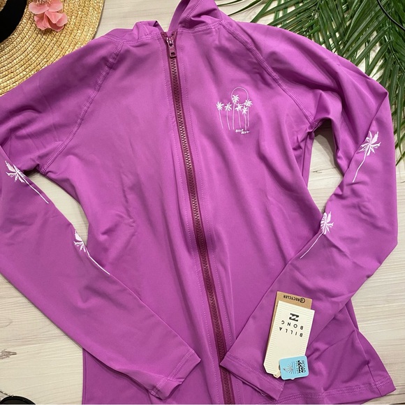 Billabong Core Surf Daze Orchid Violet Rashguard - Picture 2 of 9